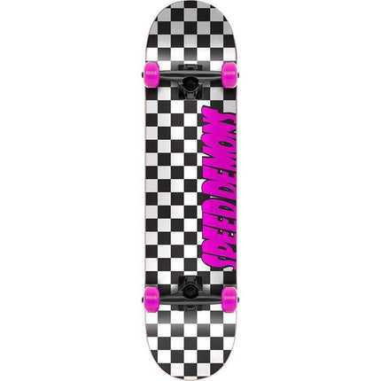 Speed Demons Checkers Komplet Skateboard - Checkers Pink-ScootWorld.dk