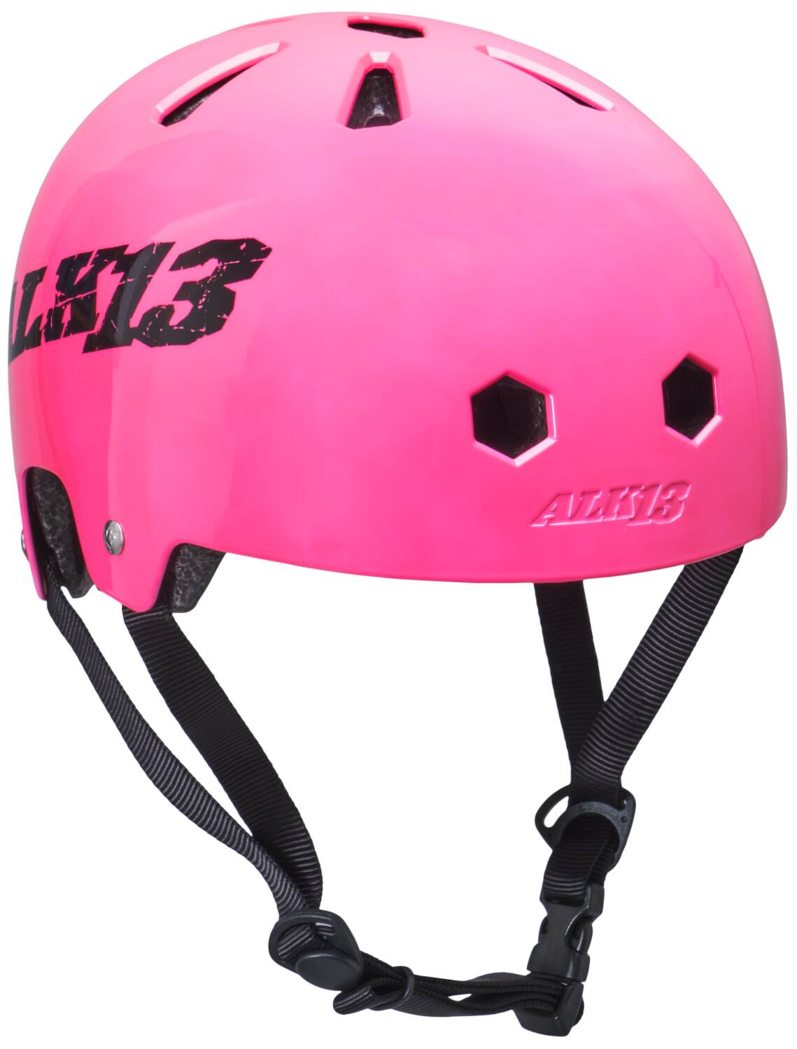 Alk13 Krypton Glossy Skaterhjelm - Pink-ScootWorld.dk