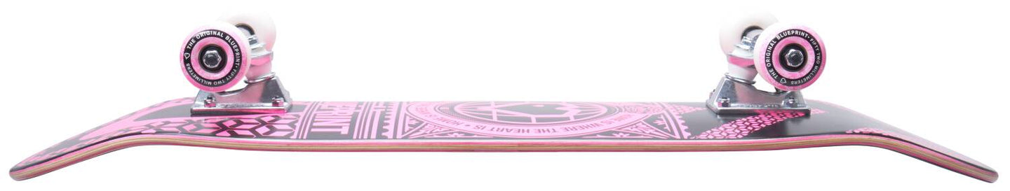 Blueprint Home Heart Komplet Skateboard - Black/Pink-ScootWorld.dk