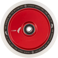 Striker Lighty Fullcore V3 Hvid PU 110mm Hjul Til Løbehjul - Red-ScootWorld.dk