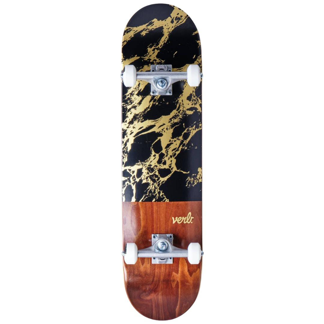 Verb Marble Dip Komplet Skateboard - 8" - Black-ScootWorld.dk