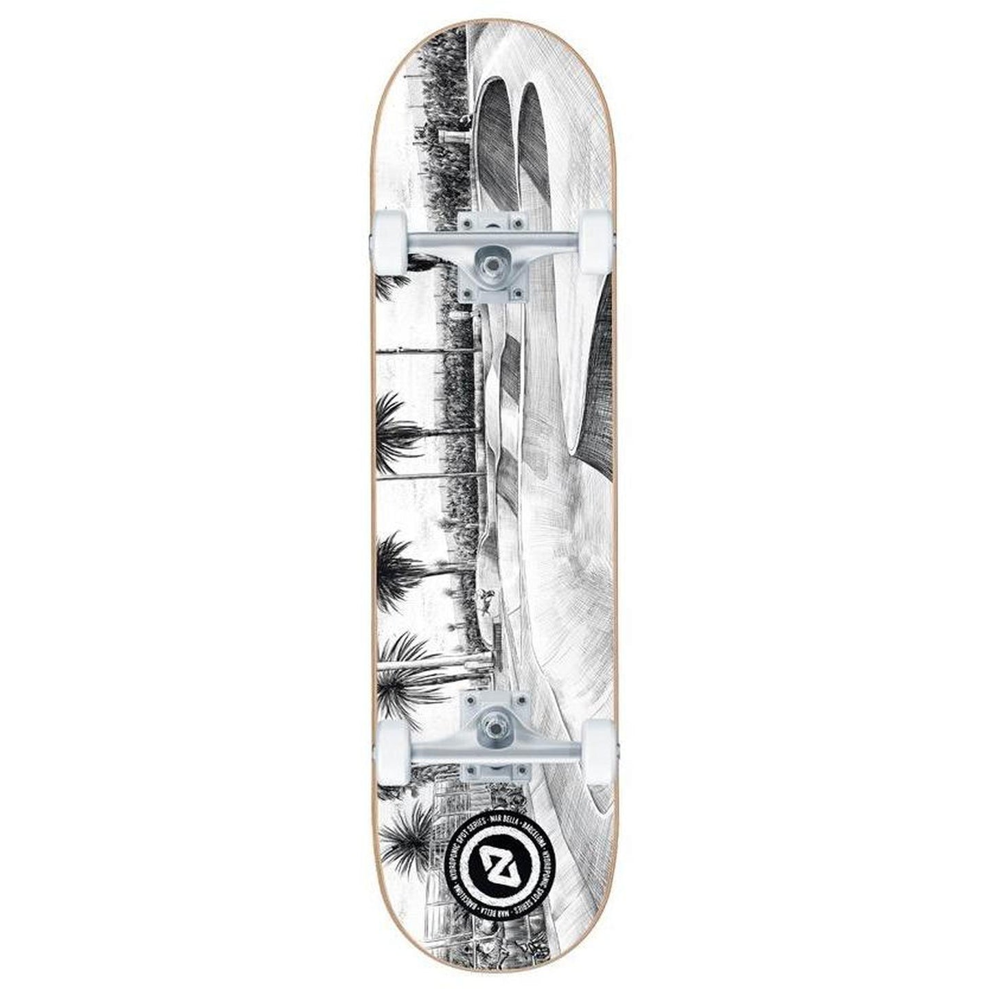 Hydroponic Spot Serie Komplet Skateboard - La Mar Bella-ScootWorld.dk