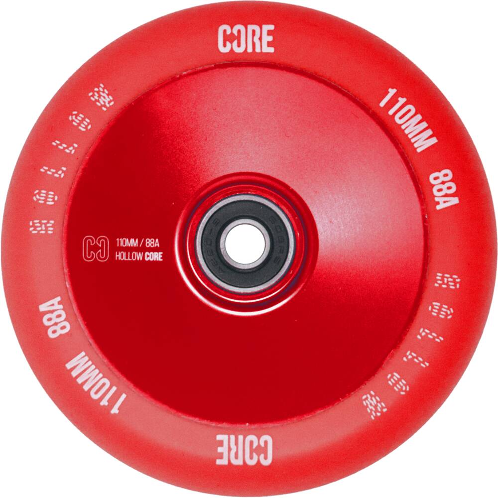 CORE Hollowcore V2 Hjul Til Løbehjul - Red-ScootWorld.dk