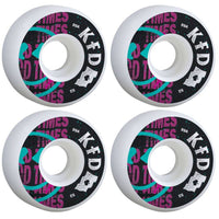 KFD DIY Skateboard Hjul 4-Pak - Teal-ScootWorld.dk