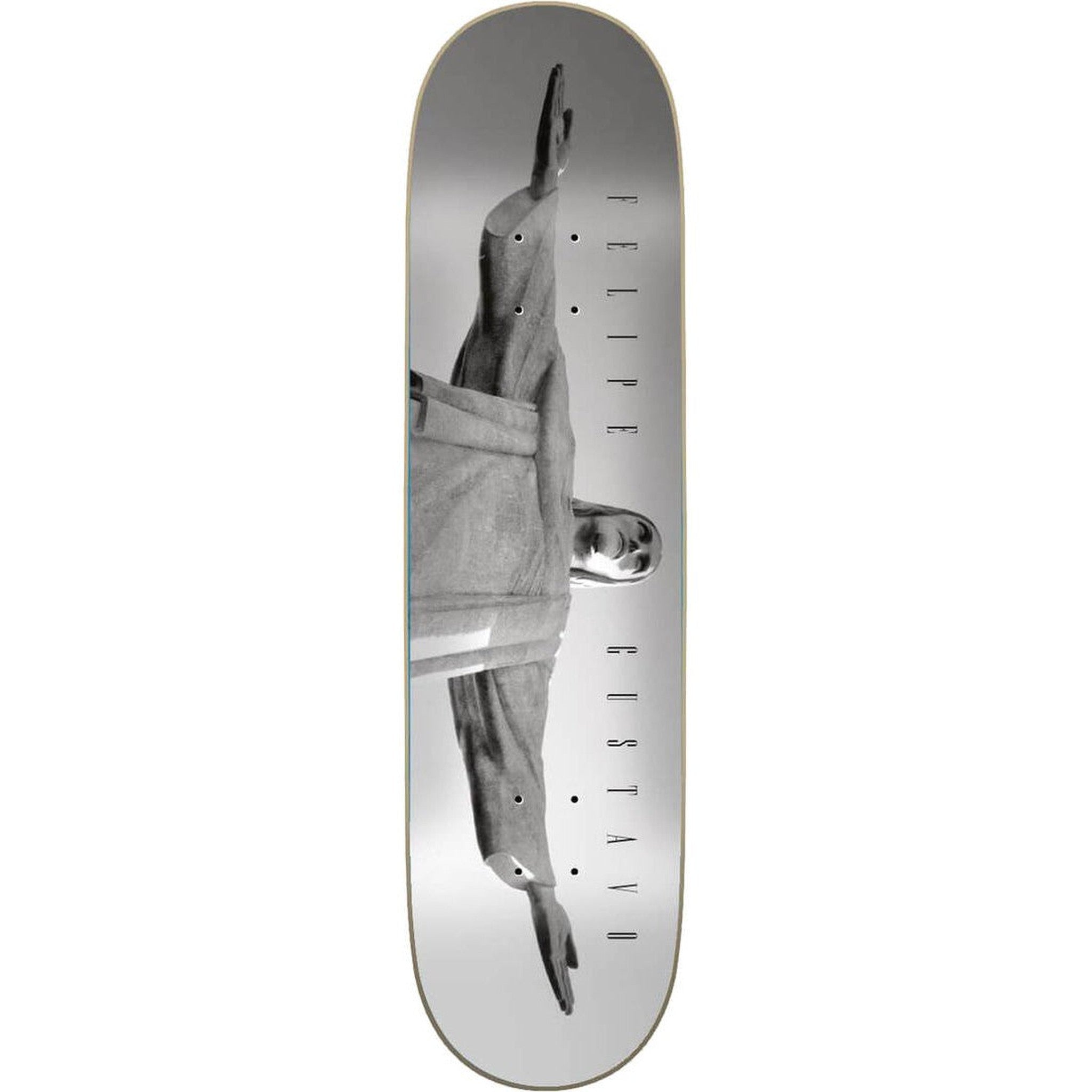 Plan B Cristo Felipe Skateboard Deck - Grey-ScootWorld.dk