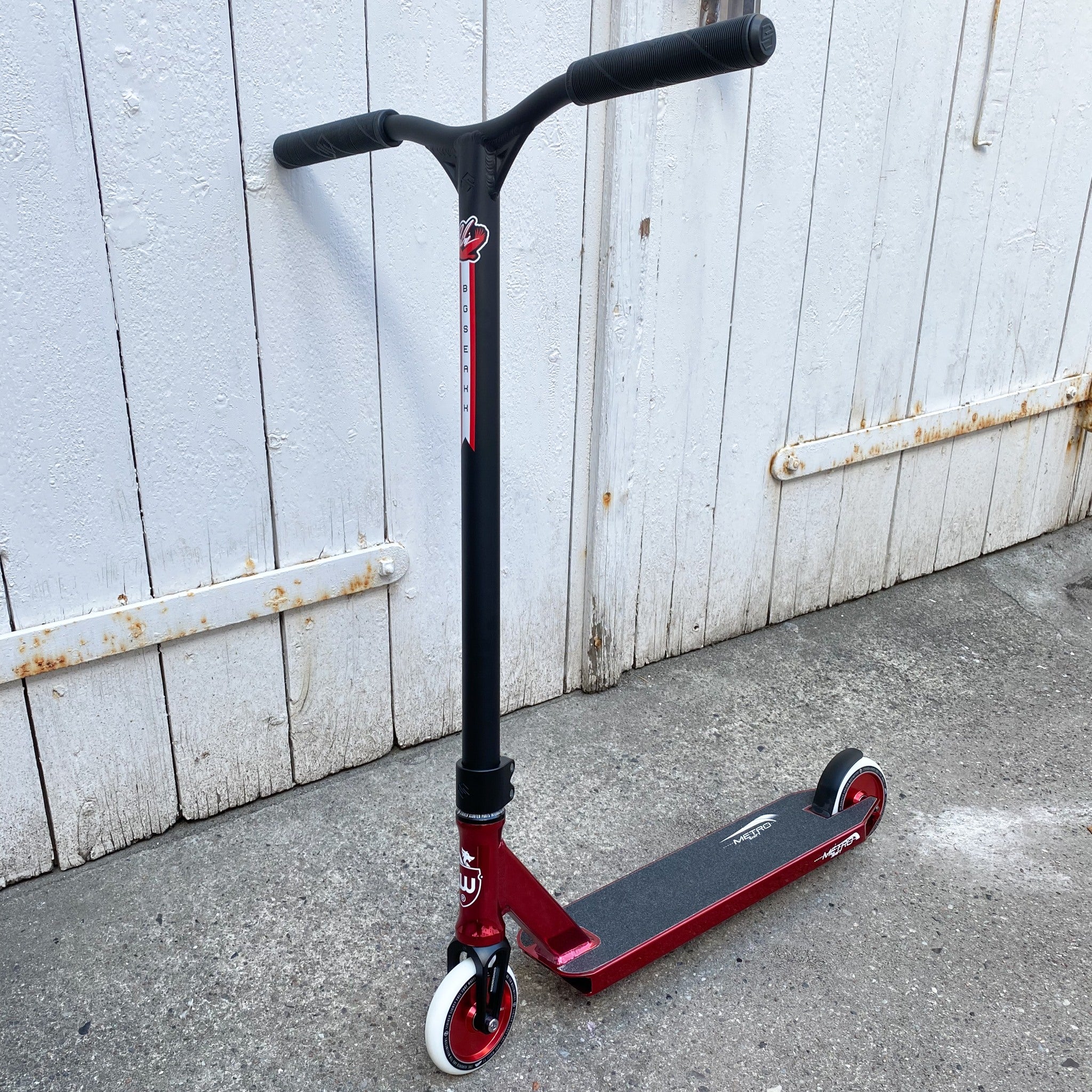 Striker Longway Custom Build - Black/Red-ScootWorld.dk