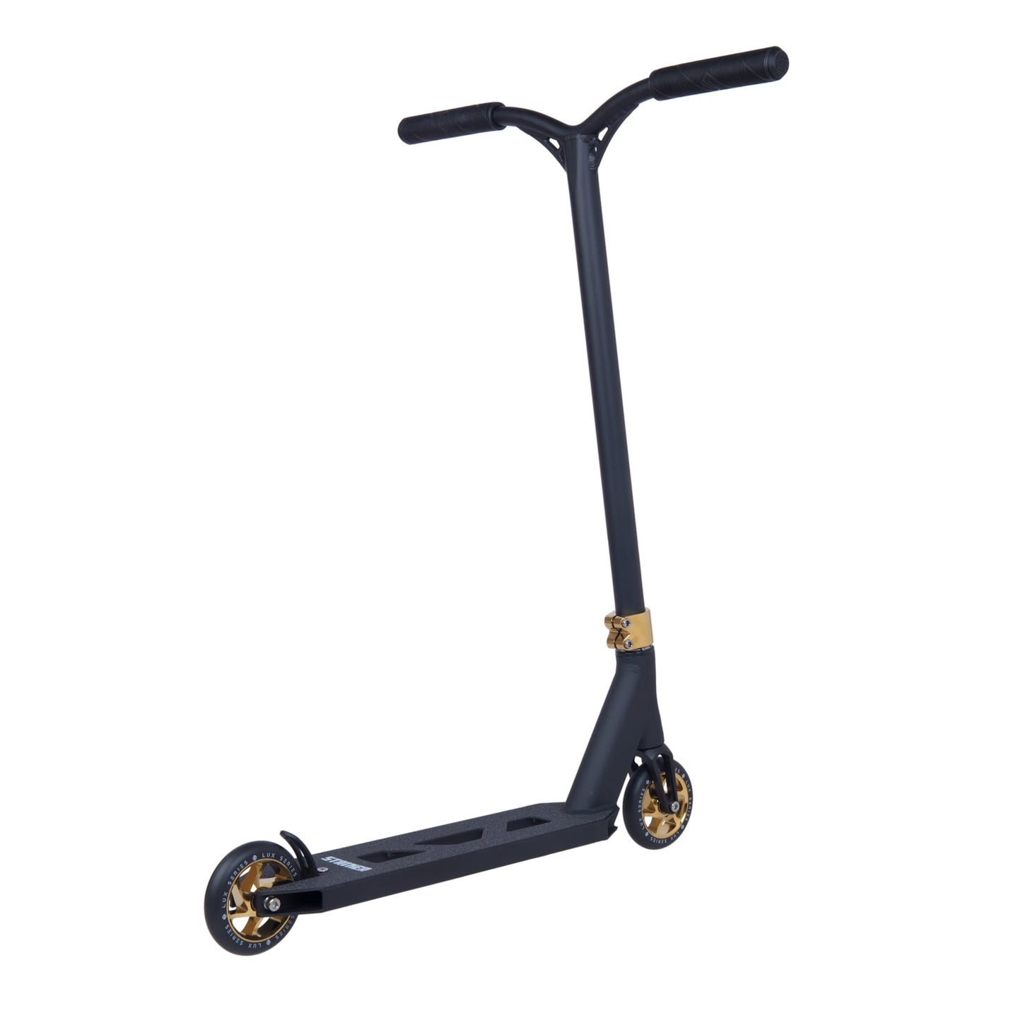 Striker Lux Trick Løbehjul - Black/Gold Chrome-ScootWorld.dk