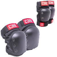 CORE Pro Street Knee- & Albuebeskyttere - Black-ScootWorld.dk